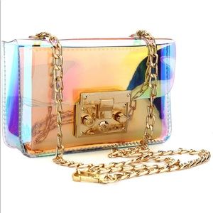 DO NOT BUY! Brand New Crossbody Clear Holographic Bag